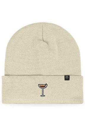 Dalix Coffee Martini Beanie Cap in Beige at Nordstrom
