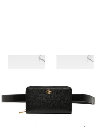 Gucci 2000-2015 GG Marmont leren Double heuptas - Zwart