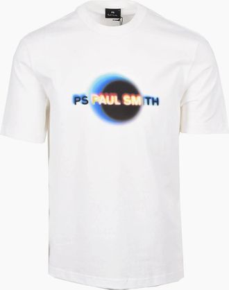 Paul Smith Mens PAUL SMITH ECLIPSE CASUAL FIT T-SHIRT WHITE - Size: 44