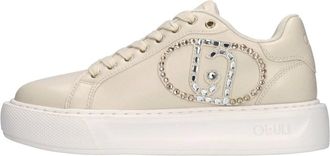 Liu Jo Sneakers Beige - Dames - Sneakers - Beige - 38 EU - Leer - Schoenen