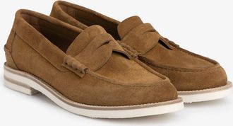 Pedro Garcia Classic loafer in beige suede | Sabela | Fall winter 2025