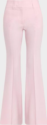 Gabriela Hearst Rhein Herringbone Flare Pants