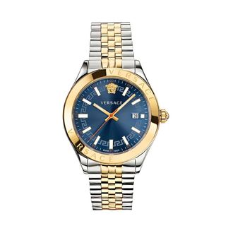 Versace Accessoires, Heren, Grijs, ONE Size, Hellenyium Horloge