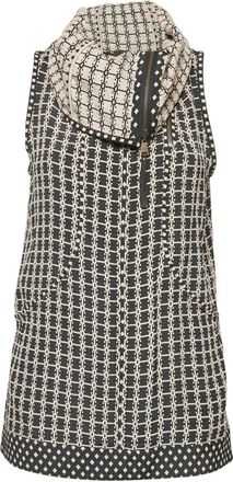 Louis Vuitton 2024 geometric-patterned top - Black