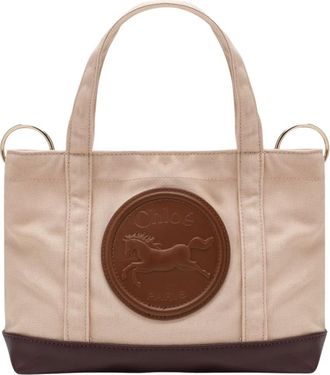 Chlo&eacute; Cesta de Mano - Bags - Mujer - Beige - ONE SIZE