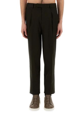 Ermenegildo Zegna Dark Brown Regular Pants