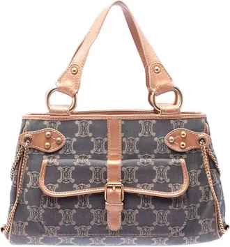Celine Pre-owned Celine Macadam Denim Handbag Ladies EZ9NDCMMO2ESVKS3