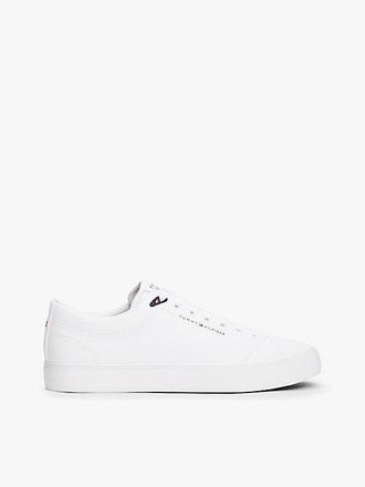 Tommy Hilfiger Logo Trainers With Leather