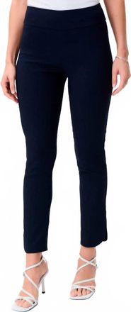Joseph Ribkoff Womens Melia Jacquard Pants In Midnight Blue