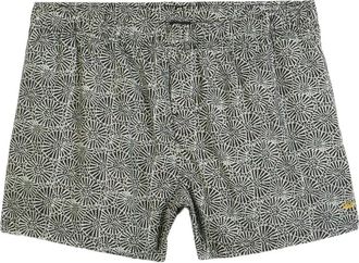 Osklen geometric-print swim shorts - Black