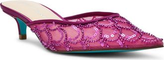 Betsey Johnson Ellis Sequin Mule in Fuchsia at Nordstrom, Size 6.5