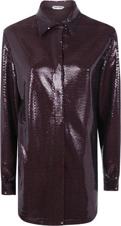 Alberta Ferretti Shirts - Dames - Overhemden - Bruin - M - Overhemden