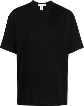 Comme Des Gar&ccedil;ons crewneck cotton T-shirt - men - Cotton - S - Black