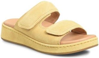 B&oslash;rn Vivian Platform Sandal in Yellow Suede at Nordstrom, Size 10