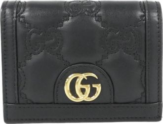 Gucci Black Leather Wallet (Bi-Fold) (Pre-Owned)