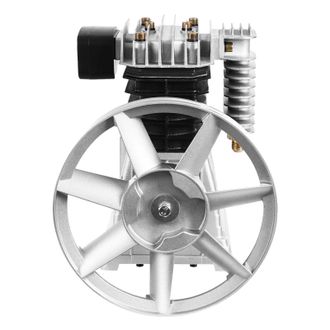 OEM Testa Della Pompa Del Compressore DAria, Capacit&agrave; 250 L/min, Compatibile Con 3 Hp, Argento E Nero