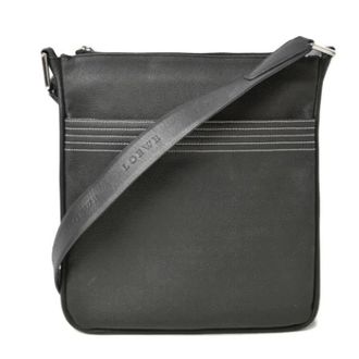 Loewe Pre-owned Cross Body Bags, female, Black, Size: ONE SIZE Pre-owned Canvas shoulder-bags