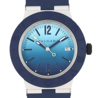 Bulgari Pre-owned Vintage Polshorloge - Heren - Pre-owned - Blauw - Maat: ONE Size