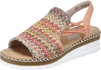 Rieker Womens Regina 41 Sandals In Apricot Multi
