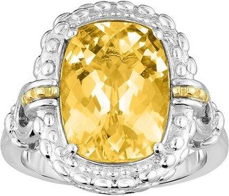 Phillip Gavriel 18K Over Silver Cocktail Ring