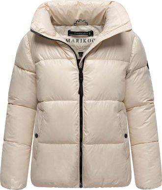 Marikoo dames winterjas Hazalee in puffer-stijl met glanzende look