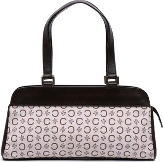 Celine Borsa a mano in tela cerata Macadam XX secolo - Marrone