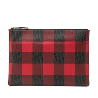 Dior Pre-owned Clutches, female, Multicolor, Size: ONE SIZE Pre-owned Vintage Canvas Clutch