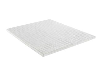 Vente-Unique Conjunto de canap&eacute; abatible blanco + colch&oacute;n de espuma desenfundable de 10 cm - NASUS de DREAMEA 140 x 190 cm