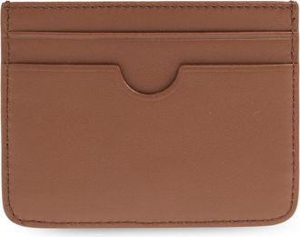 Ami Leather Card Holder, Unisex, Brown
