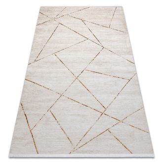 RugsX RugsX Duke Rug in Yellow | Size: 140 cm x 190 cm