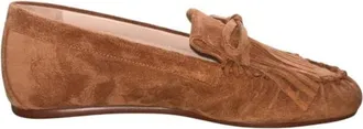 Stuart Weitzman Platte Schoenen - Dames - Loafers - Bruin - 36 EU - Schoenen