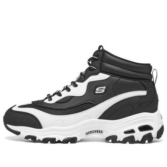 Skechers (WMNS) Skechers DLites 1.0 Black White 167265-BKW