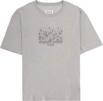 Maison Margiela Scattered Numbers Cotton T-Shirt