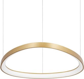 Ideal Lux Ideal Lux Gemini 61cm LED Integrated LED Pendant Ceiling Light Brass 2700K