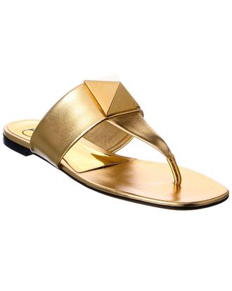 Valentino One Stud Leather Sandal