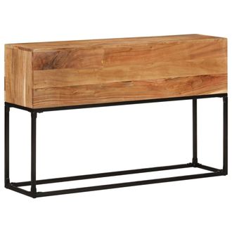 vidaXL Mesa Consola De Madera Maciza De Acacia 120x30x75 Cm Vidaxl