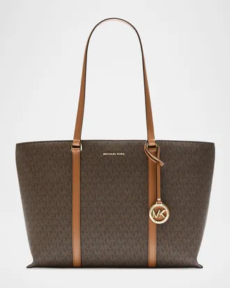 セールMichael Kors Jet Set Girls MKロゴ柄ミディアムトート セールMichael Kors Jet Set Girls MKロゴ柄ミディアムトート
