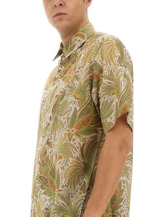 Etro Cotton Overshirt - Beige