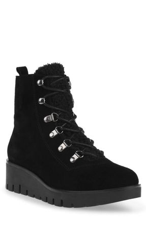 Anne Klein Donata DONA01F9-006 Black Suede Ankle Boots JZZ1115
