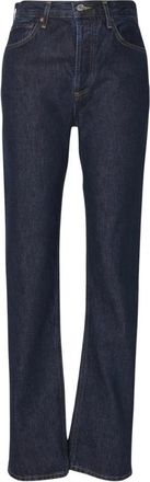 A Gold E Vintage High-Waist Straight-Leg Jeans - Dames - Bootcut Jeans - Blauw - W27 - Jeans