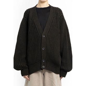 Christophe Lemaire Brown Cotton Mens Cardigan