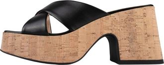 L37 Heeled Mules - Dames - Muiltjes - Zwart - 36 EU - Schoenen