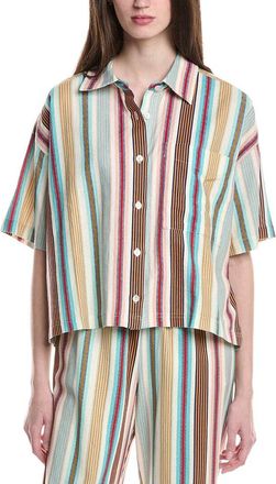 Electric & Rose Kyle Linen-Blend Shirt