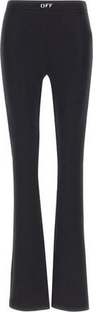 Off-white Off Stamp Sleek Split Leggings - Dames - Leggings - Zwart - S - Broeken