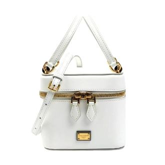 Dolce & Gabbana Pre-owned Mini Bags, female, White, Size: ONE SIZE Pre-owned Sicily Calfskin 2way Shoulder Bag