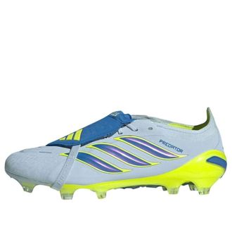 adidas Predator Elite Fold-Over Tongue FG Crystal Sky Ray Blue Solar Yellow JS0378