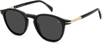 Eyewear by David Beckham Authentieke stijlvolle zonnebril met eersteklas service - Heren - Zonnebrillen - Geel - 49 MM - Accessoires
