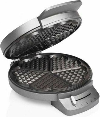 Princess Gofrera Deluxe Plata Y Negro 1200w