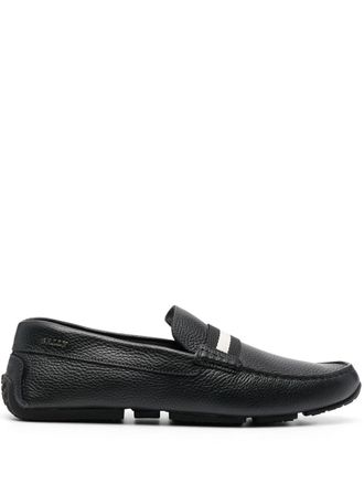 Bally Pearce stripe-detail loafers - Black