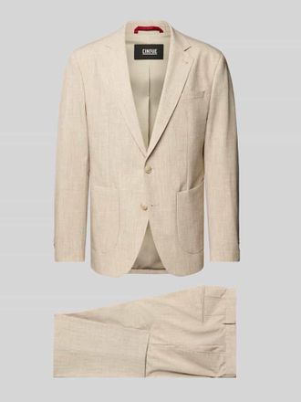 Cinque Slim Fit Anzug mit Viskose-Anteil Modell CIDATI in Beige, Gr&ouml;&szlig;e 102